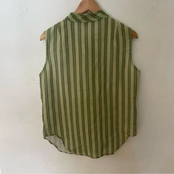 Vintage bow striped blouse - Picture 7 of 7